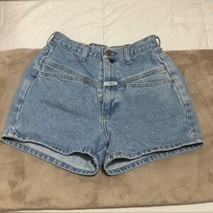 Marithe Francois Girbaud Light Blue Jean Shorts